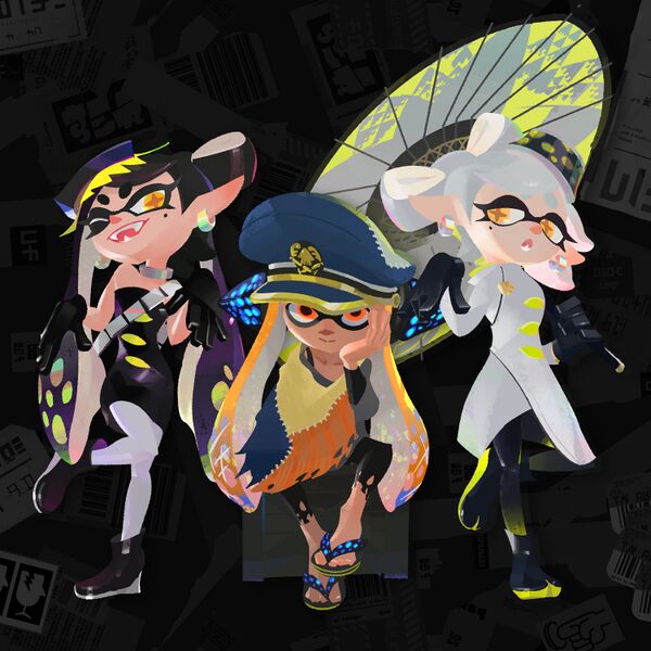 New Squidbeak Splatoon (Callie, |Captain and Marie)